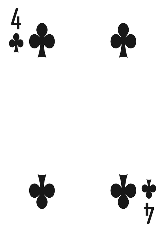 4 of clubs