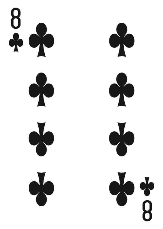 8 of clubs