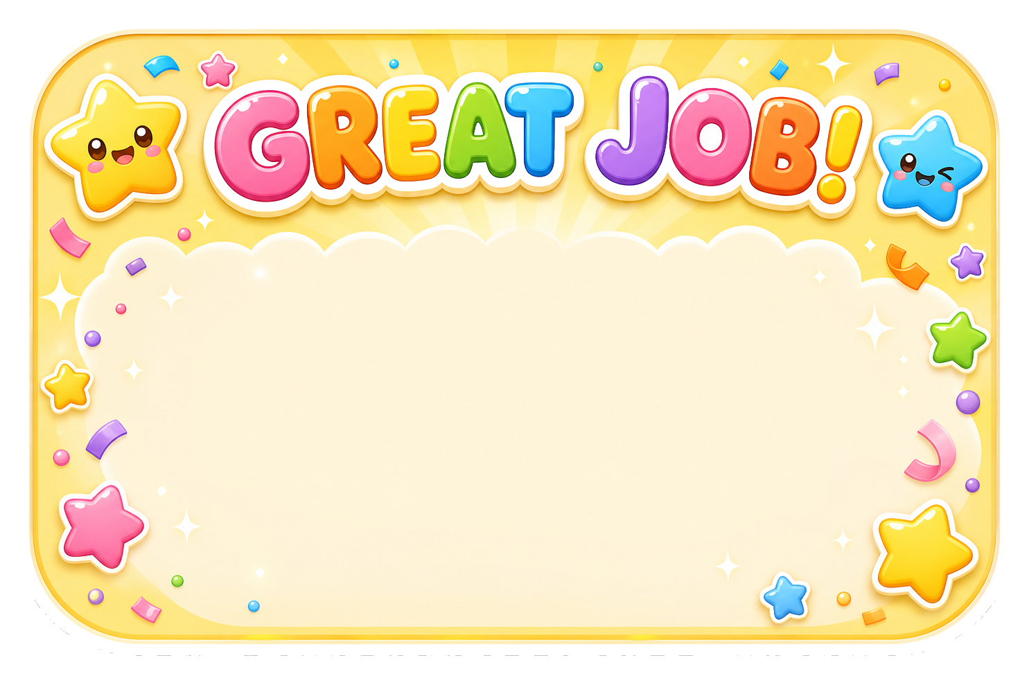 Great job!